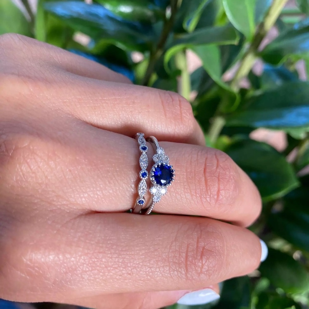 Sterling silver 925 ring set